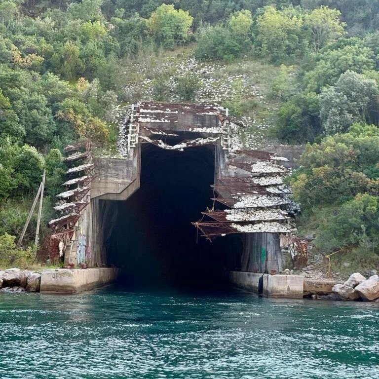 Approaching a Hidden Submarine Tunnel on the Adriatic Coast