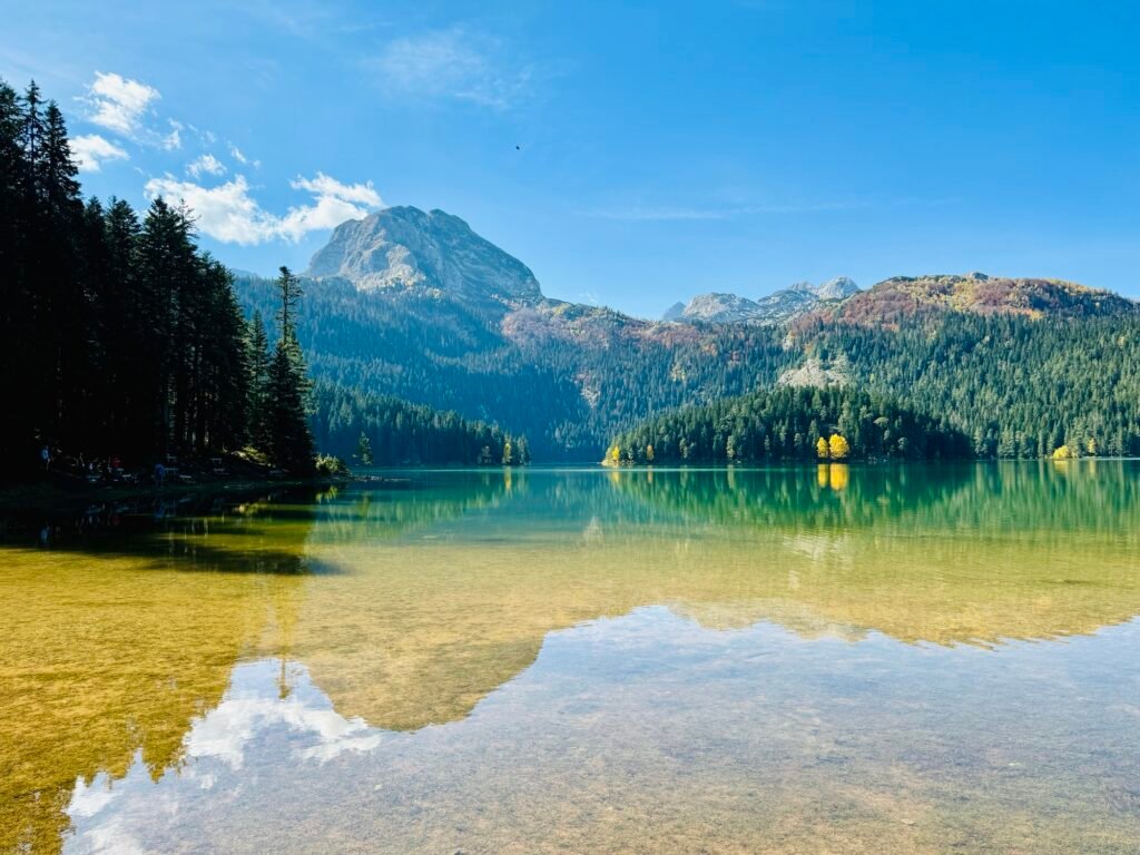 Autumn Reflections at Black Lake, Montenegro