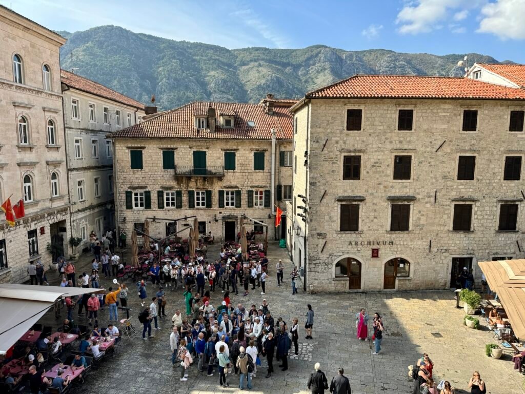 Historic Square in Kotor Old Town: A Step Back in Time