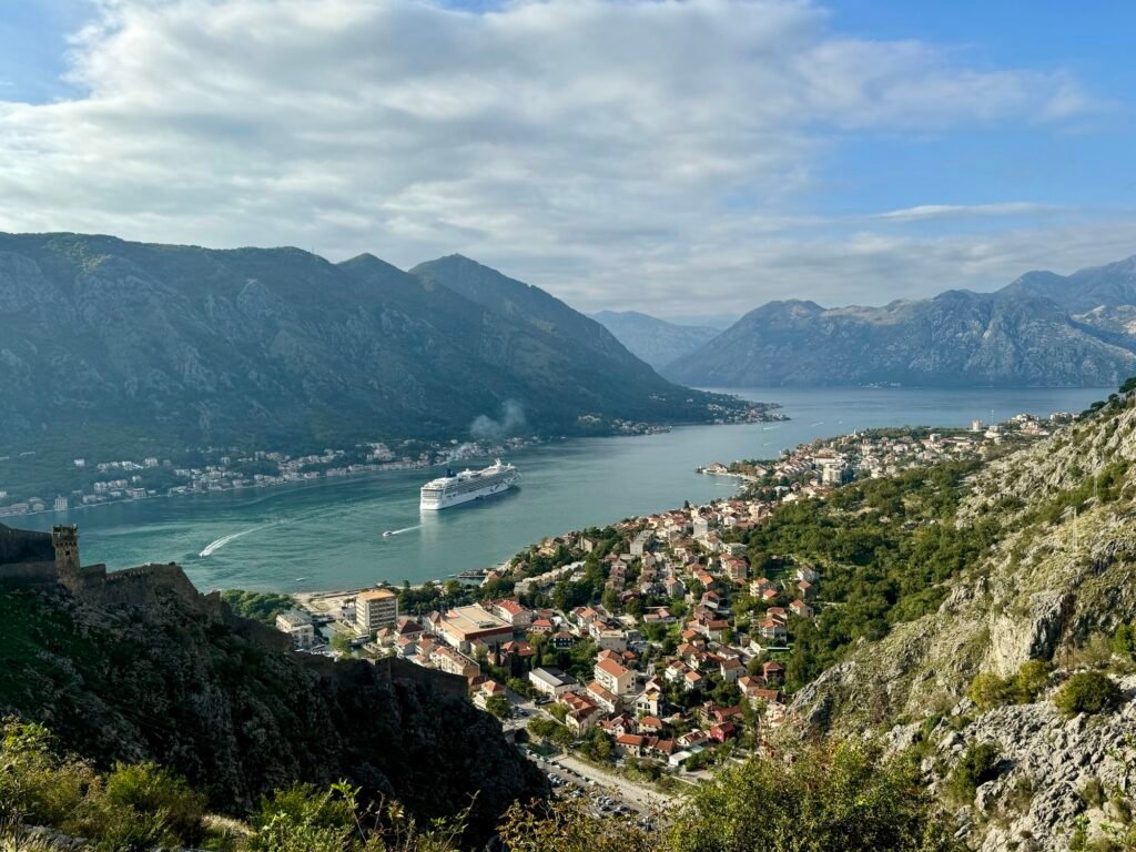 Bay of Kotor Views from the Ladder of Kotor Path