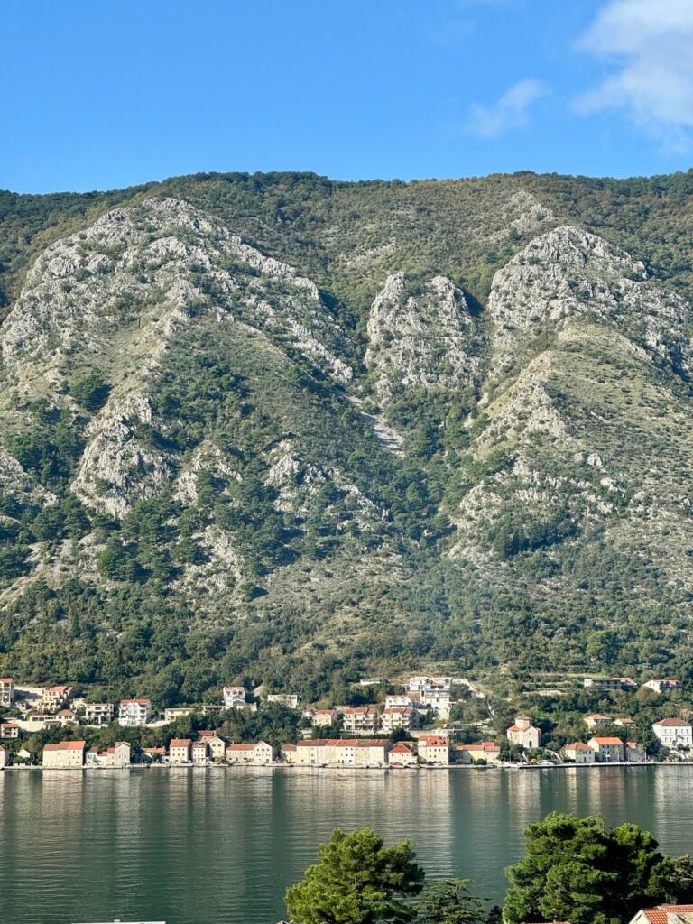 Beautiful Bay Views from Our Dobrota Apartment