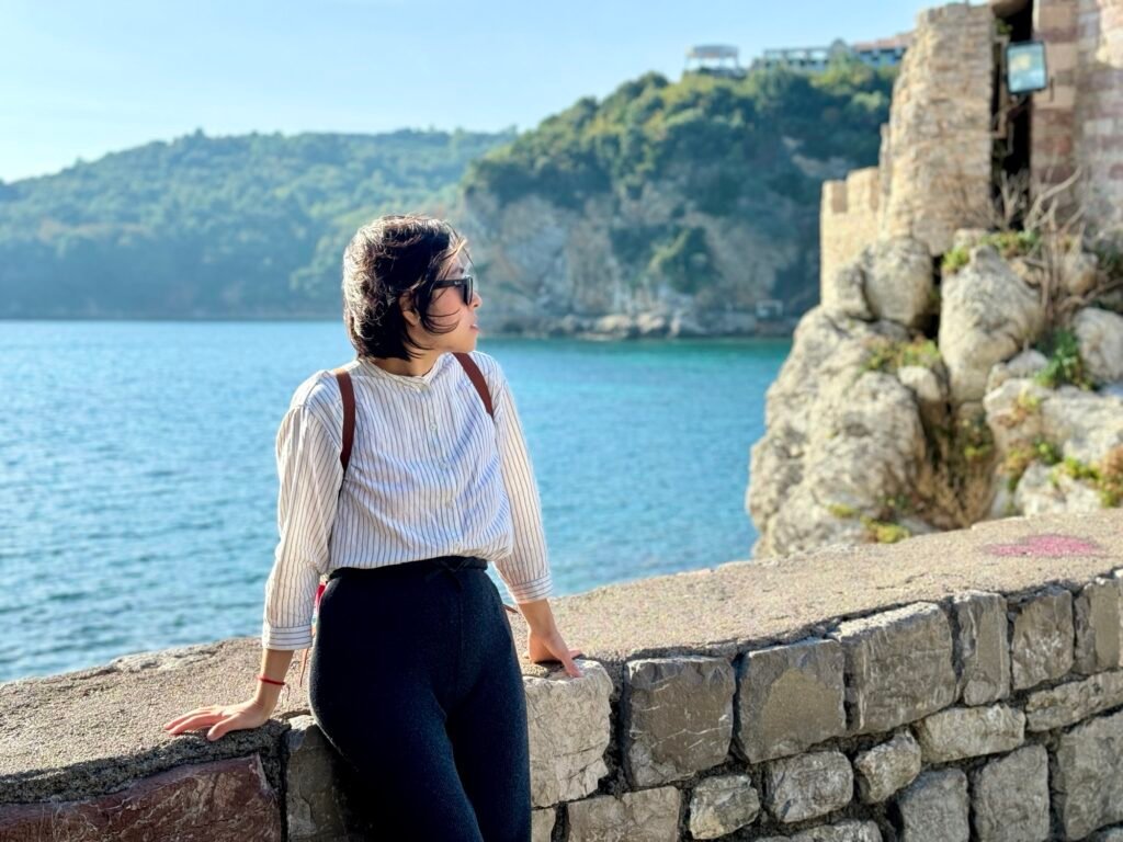 Relaxing at Budva’s Old City Walls with a Sea Breeze