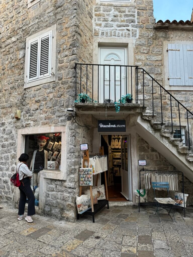Souvenir Shopping in the Heart of Budva Old Town