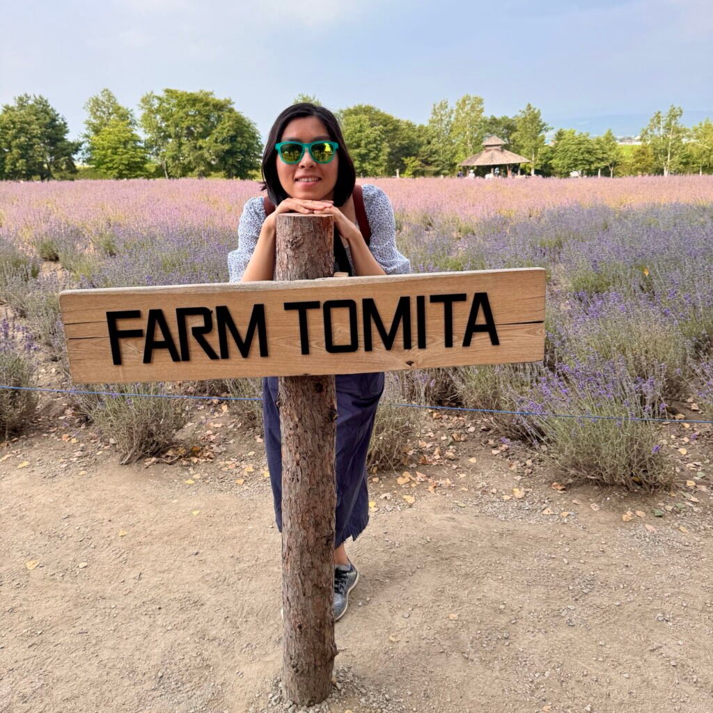 Visiting Farm Tomita, Hokkaido in summer
