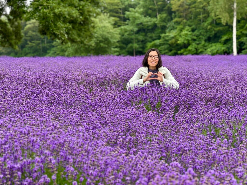 Sending love from Horomitoge Lavender Garden, Hokkaido (July 2024)