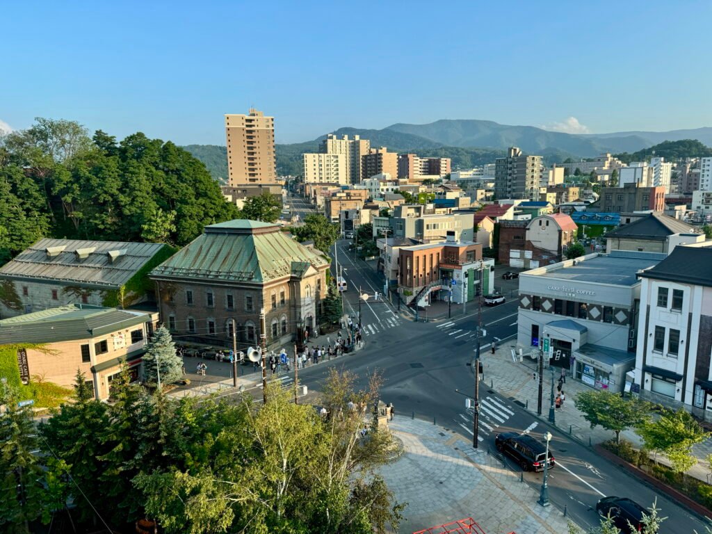 View of Otaru from Otaru Clock Tower