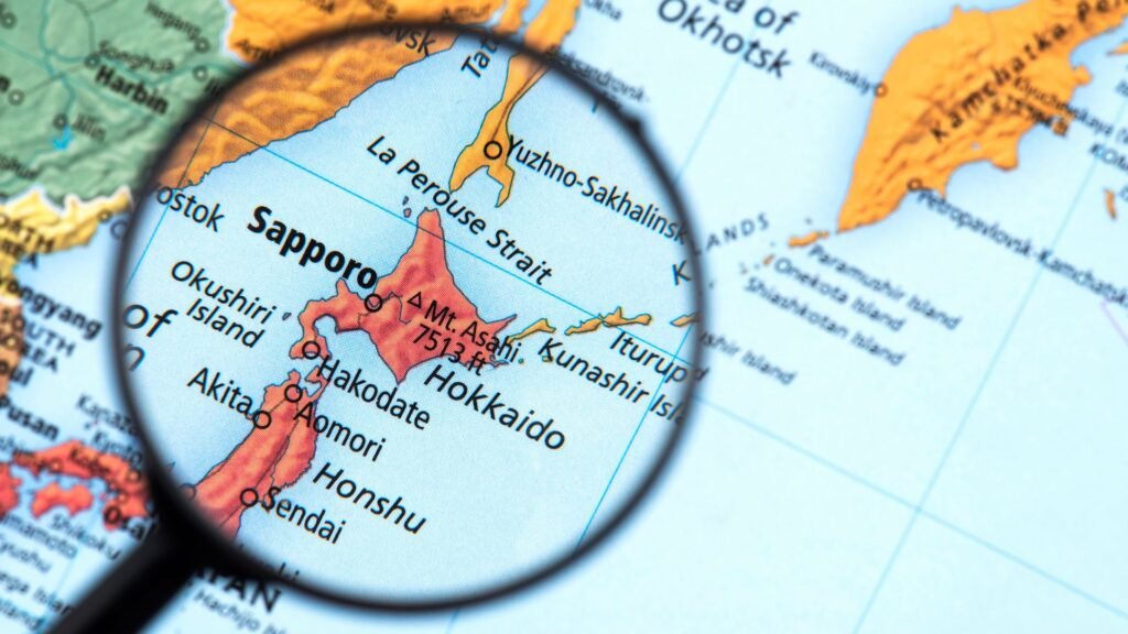 Map of Hokkaido